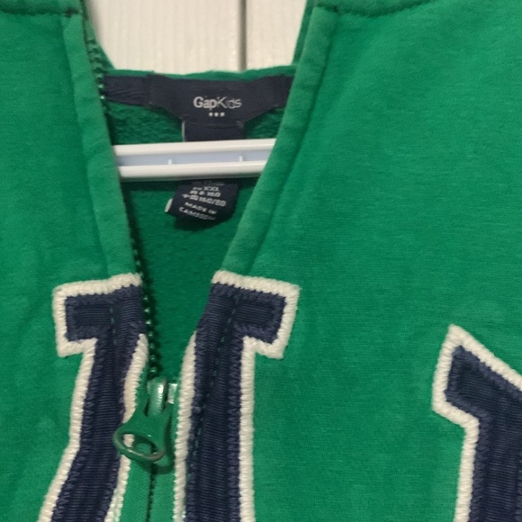 GAP Kids Vibrant Green Zip-Up Hoodie - Picture 3 of 4